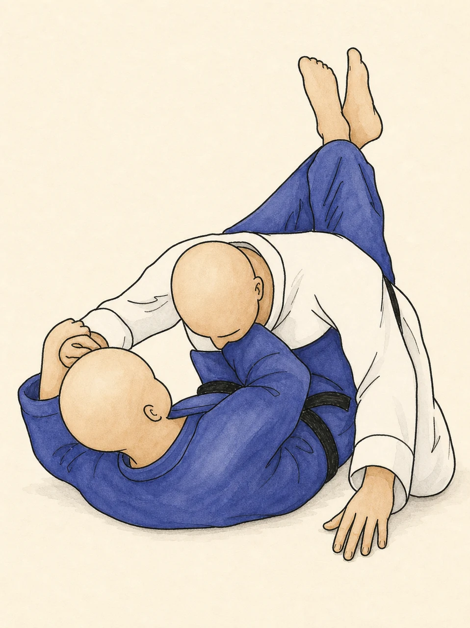 Original demonstration illustration of Do-jime