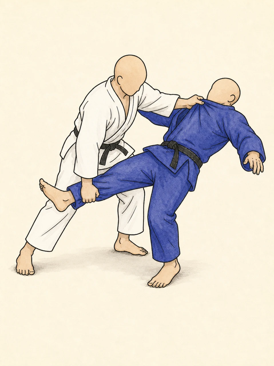 Original demonstration illustration of Kuchiki-taoshi