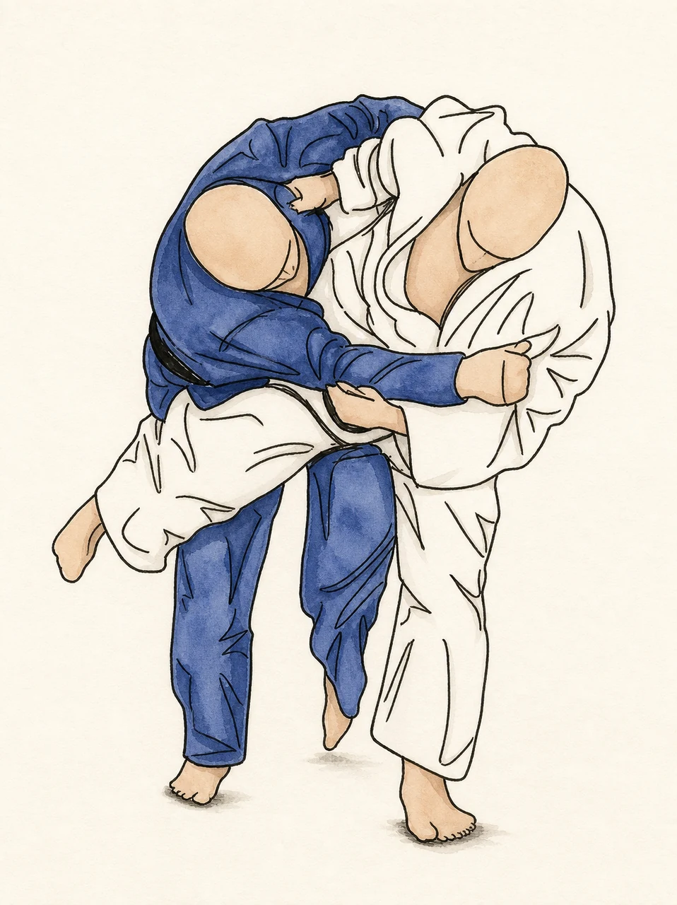 Original demonstration illustration of O-guruma